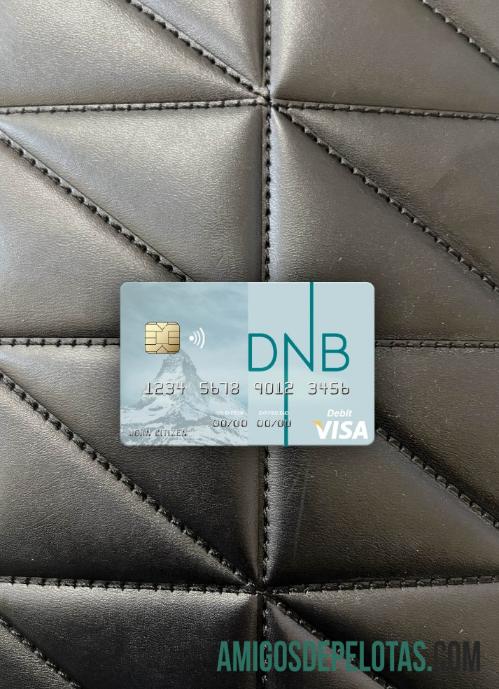 Lituânia DNB Bank Visa Cartão de Débito Photolook Front exemplo real